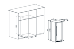 Cervejeira Elanto Nero Argento 60cm 630 Latas Single Zone Inox 220v Porta Direita