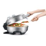 Forno Elétrico Breville para Pizza em Aço Carbono com Base em Cerâmica 30 cm 220 V