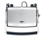 Sanduicheira Express em Aço Inox Fosco com Chapa Flutuante 127 V