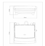 Sanduicheira Express em Aço Inox Fosco com Chapa Flutuante 127 V