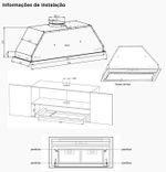 Coifa Kappa de Embutir Perimetral 90 Smart