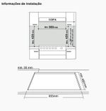 Cooktop a Gás Riva 5 Queimadores