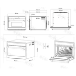 Forno Micro-ondas Combinado H13 45 Litros