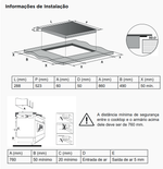 Cooktop Indução 2 Zonas 4.100W Free Zone