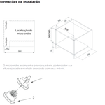Conjunto Evol - Forno 74L  e Micro-ondas 25L