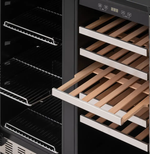 Adega e Frigobar de Embutir Crissair  Wine 20 Duo Maxi 170 Litros Inox 220V