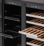 Adega e Frigobar de Embutir Crissair  Wine 20 Duo Maxi 170 Litros Inox 220V