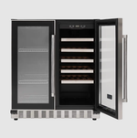 Adega e Frigobar de Embutir Crissair  Wine 20 Duo Maxi 170 Litros Inox 220V