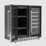 Adega e Frigobar de Embutir Crissair  Wine 20 Duo Maxi 170 Litros Inox 220V
