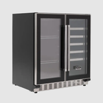Adega e Frigobar de Embutir Crissair  Wine 20 Duo Maxi 170 Litros Inox 220V