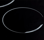 Cooktop Cuisinart  Arkton Dominó Elétrico 2 Zonas 38cm 220V Preto