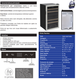 Adega Compressor Dual Zone 33 Garrafas 220V