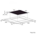 Cooktop Vitrocerâmico 4 Queimadores 60CM 220V