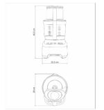 Multiprocessador Aluminio 127v Slice Pro