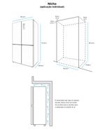 Refrigerador Multidoor 601 Litros 220V Inox