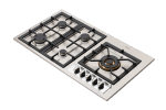 Cooktop Europa a Gás 5 Bocas Inox 90cm Bivolt CCB 04 G6