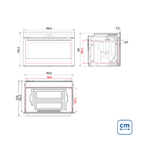 Forno Tramontina em Aço Inox Epic T smart 90 F13 220V
