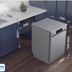 Lava-louças S16 X Silent 60 Frente Inox