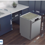 Lava-louças S16 X Silent 60 Frente Inox