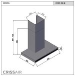 Coifa Parede Soft 90  Inox- 220V-Crissair