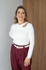 Blusa Isis de Manga Longa Branca
