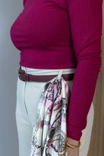 Blusa Lia Bordô 