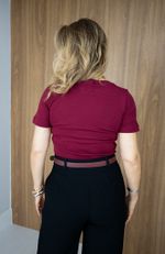 Blusa Ludmila Marsala