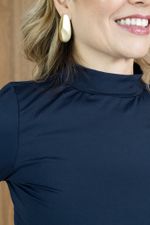 Blusa Luna Cropped Preta 