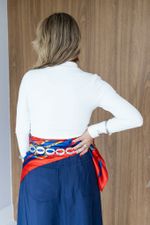Blusa Regina Cropped Off White 