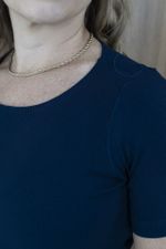 Blusa Isabel Azul Marinho 