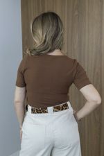 Blusa Isabel Caramelo