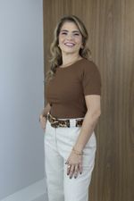 Blusa Isabel Caramelo