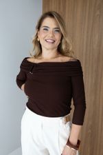 Blusa Sophie Marrom