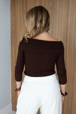 Blusa Sophie Marrom