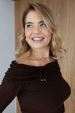 Blusa Sophie Marrom