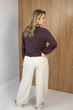 Blusa Trend com Ilhós Marrom