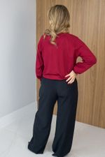 Blusa Trend com Ilhós Marsala 