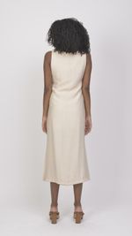 Vestido Majore Areia