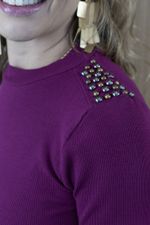 Blusa Aurora  Uva 
