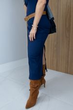  Vestido Janete Azul Marinho 