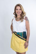 Shorts Saia Alice Amarelo
