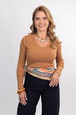 Blusa Agatha Caramelo