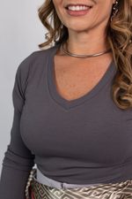 Blusa Agatha Cinza