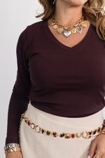 Blusa Agatha Marrom
