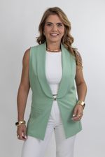 Colete Alongado Valentina Verde