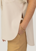 Camisa Savana Oversized Areia