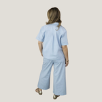 Calça Lumen Pantacourt Azul