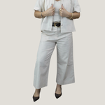 Calça Lumen Pantacourt Areia