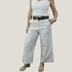 Calça Lumen Pantacourt Areia