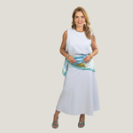 Blusa Lara Cross Azul